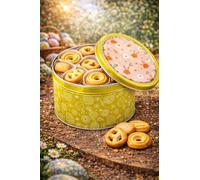Fakhri Original Danish Butter Cookies Tin 750g - Classic Easter Day Butter Biscuit Selection for Gifting & Sharing