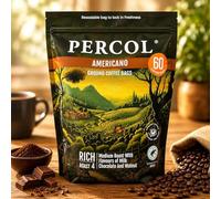 Fakhri Percol Americano Medium Roast Coffee Bags 60 x 8g Smooth Ground Coffee
