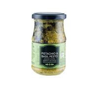 Fakhri Pistachio & Basil Pesto 190g | Gourmet Green Pesto for Pasta, Sandwiches & Cooking | Rich Pistachio and Fresh Basil Blend