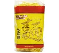Fakhri Pre-Packed Extra Fine Noodle 400g | Authentic Asian Style Thin Noodles | Quick Cook Meal, Stir Fry, Soup, Camping & Airsoft Rations