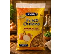 FAKHRI PRIDE Fried Onions 400g- Crispy Golden Perfection for Cooking & Garnishing