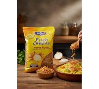 Fakhri PRIDE Fried Onions | Crispy Ready-to-Use Golden Onions for Biryani, Curries & Snacks