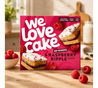 FAKHRI Raspberry Ripple Cake Slices 150g | 4 Pack | Gluten & Wheat Free | Milk Free | Vanilla Sponge with Raspberry Jam | Suitable for Coeliacs & Vegetarians.