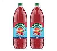 Fakhri Real Fruit Double Strength Summer Fruits Juice, Pack of 2 (2 x 1.75L) - Natural, Refreshing Fruit Drink Concentrate