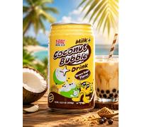 FAKHRI RICO Coconut Milk Bubble Drink - Brown Sugar Flavour 350ML