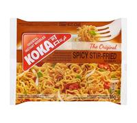 FAKHRI Stir Fried Instant Noodles 85g - Savory Asian Style Dry Noodles with Garlic, Chili & Sesame Oil