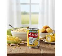 Fakhri Stokely Cream Style Corn 400g | Smooth & Sweet Corn | Ideal for Soups & Recipes
