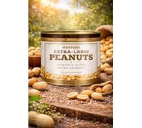 Fakhri Super Extra-Large Roasted & Salted Peanuts 1.13kg | Crunchy Snack for Sharing & Cooking