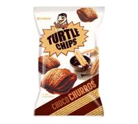 Fakhri Turtle Chips Choco Churros 481g - Crispy, Chocolatey Churros Snack, Perfect for Indulgence and Sharing!