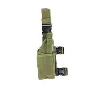 Fakhri Universal Tactical Pistol Holster - Right Hand OD Green, Adjustable Quick Release Airsoft Holster for Belt & Drop Leg