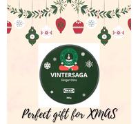 Fakhri VINTERSAGA Ginger Thins 300g - Crispy Swedish Ginger Biscuits - Perfect for Christmas & Xmas Treats, Gifts & Festive Tea Time