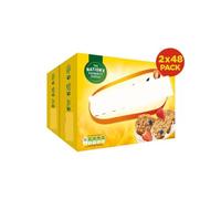 Fakhri WheatBites - Wholegrain Cereal Biscuits,Pack of 2 (2 x 48) | High-Fiber Breakfast | Healthy Start to Your Day| Vegan - Friendly