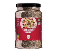 FAKHRI Whole Chia Seeds 1.4 kg - High-Omega-3, High-Fibre Superfood | Energy & Recovery for Airsoft, Fitness & Outdoor | UK Novel Food Compliant