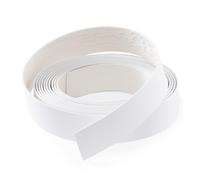 FAKILO PVC Edge Banding 22mm x 3m Veneer Edge Banding White with Hot Melt Adhesive Pre - glued Iron on Edging Tape Trim for Cabinet Plywood Repairs and Furniture Restoration