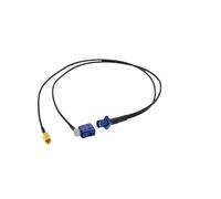 Fakra C To SMA Male Y Type Splitter RF Coaxial RG174 Cable Pigtail Car Navigation GPS Antenna Extension For Android Device(Fakra C M-CF90 SMA M,RG174 Black-30CM)