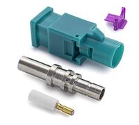 Fakra Plug Male Antenna Plug RG174 Crimp Solder Repair Kit Z Coding
