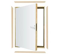 Fakro DWK L-Shaped Combination Knee Wall Doors Attic Loft Storage Door Insulated