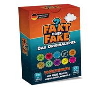 Fakt oder Fake - Funny Card Game for Adults & Family | Quiz Game & Board Game | 480 Facts & Fakes in 10 Categories | Party Game, Travel Game & Game Evening for 2+ People