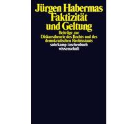 Faktizitat und Geltung.: Beitrage zur Diskursth, Habermas.