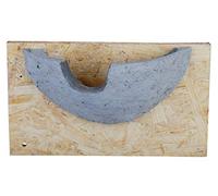 FAL House Martin Nest Nesting Box Bird House Grey Concrete Plywood Backing