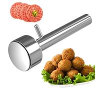 Falafel Scoop Professional Stainless Non-Stick Falafel Cooking Scoop Mold Baller Tool for Making Delicious Felafel Balls, Meatballs and Kitchen Gadgets Simple Scoop and Drop (Small)