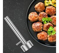 Falafel Scoop,Professional Stainless Steel Falafel Meatball Maker Spring Design Falafel Maker Scoop Rustproof Non-Stick Meatball Falafel Baller Maker Tool for Meatballs and Kitchen Gadgets