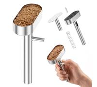 Falafel Scoop Stainless Steel Falafel Maker Tool with Lever Release, Food Portion Scoop for Meatballs Salad Sandwich Filling and Kitchen Food Shaping Tool for Home Restaurant Use