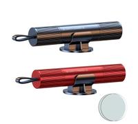 Falafoty 2Pcs Emergency Car Safety Hammer, 2-in-1 Car Windscreen Breaker with Seatbelt Cutter, Car Window Shatter Car Escape Emergency Tool for All Vehicles, with Holders & Test Glass, Red & Black