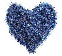 Falafoty 32.8Ft Christmas Tinsel Garland 10 M Blue Tinsel for Christmas Tree Hanging Ornaments Christmas Garland for Christmas Party Decorations