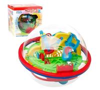 Falafoty 3D Puzzle Ball 12cm, Maze Ball 3D Puzzle Games Brain Teasers Smart Games, Interactive Maze Puzzle Fidget Toys for Age 6+ Boys Girls Adults Gift Stocking Fillers Classroom Prize