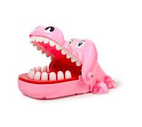Falafoty Crocodile Teeth Toys for Kids Crocodile Biting Game, Crocodile Biting Finger Dentist Operation Games, Kids Fun Interactive Toy Action Skill Game, Toy Gift for Kids Adult Party Favor (Pink)