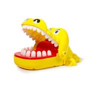 Falafoty Crocodile Teeth Toys for Kids Crocodile Biting Game, Crocodile Biting Finger Dentist Operation Games, Kids Fun Interactive Toy Action Skill Game, Toy Gift for Kids Adult Party Favor (Yellow)