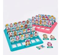 Falafoty Guess Who Game for Kids Adults, Guess Who Is It Fun Family Guess Board Game, Guessing Who I Am Game, Parent-Child Interactive Toy Educational Game for 2 Players Pocket Travel Game (Green)