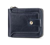 FALAN MULE Mens Wallets RFID Blocking Genuine Leather Wallets Mens with 12 Credit Card Holder, Bi-Fold Wallets for Men with ID Window