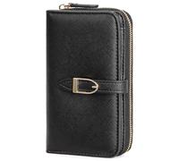 FALAN MULE Purses for Women, Ladies Purse PU Leather for Women Wallet RFID Blocking Card Holder Zip Coin Pocket Purse ID Window and Multiple Slots