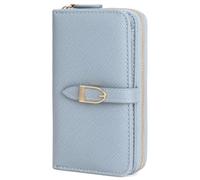 FALAN MULE Purses for Women, Ladies Purse PU Leather for Women Wallet RFID Blocking Card Holder Zip Coin Pocket Purse ID Window and Multiple Slots