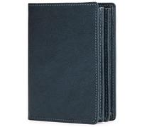 FALAN MULE Wallets for Men Large Capacity Genuine Leather, RFID Blocking, Minimalist Men's Wallet with 16 Credit Card Holders, 2 Banknote Compartments, 1 ID Window