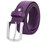 Falari Men Women Genuine Leather Casual Dress Belt With Single Prong Buckle 16 Colors