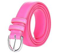 Falari Women Genuine Leather Belt Fashion Dress Belt With Single Prong Buckle 6028-24 Colors