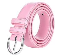 Falari Women Genuine Leather Belt Fashion Dress Belt With Single Prong Buckle 6028-24 Colors
