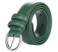 Falari Women Genuine Leather Belt Fashion Dress Belt With Single Prong Buckle 6028-24 Colors