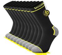 FALARY Thermal Mens Socks Size 6-8 Uk Multipack Thick Work Socks Mens 6-9 Heavy Duty 10 Pairs Boot Socks Mens Running Socks Trainer Socks Sports Socks Men'S Athletic Socks Cotton Socks