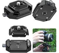 Falcam F38 Camera Quick Release Plate w 1/4" to 3/8" Screw Thread, Quick Release System QR Plate Camera Tripod Mount Adapter for Sony Canon Monopod DSLR Stabilizer Slider DJI Switch Between Stablizer