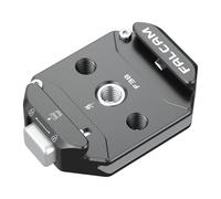 FALCAM F38 V2 Multi-Hole Camera Quick Release Plate Base Aluminum Alloy with 1/4" 3/8" Threaded Base for Cameras, Tripods, Monopods, Stabilizers, Slides