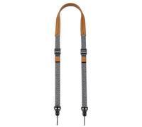 Falcam Maglink V2 Shoulder Strap Lite, Magnetic Quick-Release Camera Neck/Sling Strap - Grey Strap with Brown Shoulder Pad