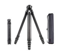 Falcam TreeRoot F38 Pro Carbon Fiber Tripod, 61" Quick Lock Travel Tripod with 360° Ball Head, 5kg Load, F22 Interfaces, 1/4" Screws, for DSLR, Hybrid, Video Cameras
