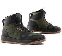 Falco Harlem Ladies Motorcycle Shoes, black-green, size 36 for Women