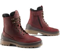 Falco Viky Ladies Motorcycle Boots, burgundy red, size 38
