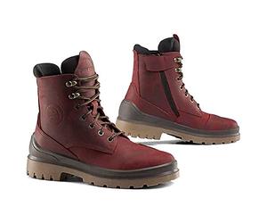 Falco Viky Women's Motorcycle Boots, Burgundy, 6 UK