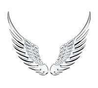 Falco Wings 3D Sticker - Decal for Cars and Motorcycles, Distinctive Symbol for Unique Style | Decorative Emblem for Scooters, Computers, , Laptops, Vehicles